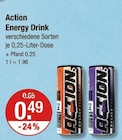 Energy Drink Angebote von Action bei V-Markt München für 0,49 €