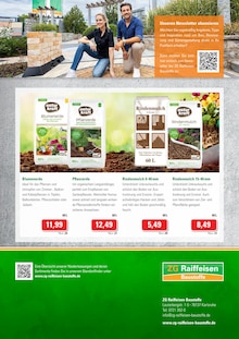 Blumenerde im ZG Raiffeisen Baustoffe Prospekt "BLEIBENDE WERTE FÜR DRAUSSEN" mit 5 Seiten (Karlsruhe)