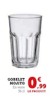 Gobelet Mojito - Super U à Besançon Gobelet Mojito en promo chez Super U Besançon à 0,99 €
