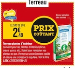 Terreau plantes d’intérieur - Jardibest - Bricorama Terreau plantes d’intérieur - Jardibest à 2,48 € dans le catalogue Bricorama