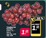 Netto mit dem Scottie Putbus - Trauben rot kernlos Angebot im Prospekt Trauben rot kernlos bei Netto mit dem Scottie im Putbus Prospekt für 1,19 €
