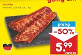 Aktuelle Grillfleisch Angebote bei Netto Marken-Discount in Jena Aktuelles Loin Ribs Angebot bei Netto Marken-Discount in Jena ab 5,99 €