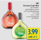 diska - Die jungen Frank’n Wein Angebot im Prospekt Die jungen Frank’n Wein bei diska im Prospekt "" für 3,99 €