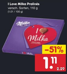 Netto Marken-Discount Retzow - I Love Milka Pralinés I Love Milka Pralinés Angebot bei Netto Marken-Discount Retzow im Prospekt "Du willst ein leckeres Osterfest? Dann geh doch zu Netto!"