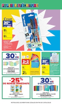 Promotion Classeur dans le prospectus Carrefour, valable du 13/07/2026 au 27/07/2026 Promo Classeur dans le catalogue Carrefour du moment à la page 65