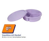 Snackbox mit Deckel im Action Prospekt Snackbox mit Deckel von im aktuellen Action Prospekt für 0,99 €
