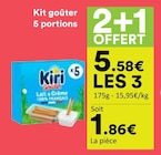 Kit goûter 5 portions - KIRI en promo chez Hmarket Kit goûter 5 portions - KIRI dans le catalogue Hmarket