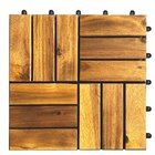 6 dalles en bois dans le catalogue Maxi Bazar
