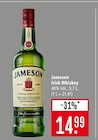 Irish Whiskey Angebote von Jameson bei Marktkauf Freiburg für 14,99 €