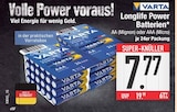 Longlife Power Batterien von Varta im aktuellen EDEKA Prospekt für 7,77 €