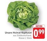EDEKA Limburg - Unsere Heimat Kopfsalat Angebot im Prospekt Unsere Heimat Kopfsalat bei EDEKA im Limburg Prospekt für 0,99 €