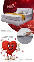 Boxspringbett im Polstermöbel Fischer Prospekt "Valentins-RABATT" auf Seite 13