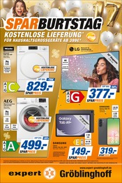Aktueller expert Gröblinghoff Elektromärkte Prospekt in Mechernich und Umgebung, "SPARBURTSTAG" mit 8 Seiten, 05.09.2025 - 15.09.2025