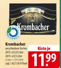 Aktuelle Krombacher Angebote bei famila Nordost in Langenhagen Aktuelles Krombacher 24 Fl. à 0,33 Liter Angebot bei famila Nordost in Langenhagen ab 11,99 €