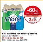 Eau Minérale gazeuse - St-Yorre en promo chez Monoprix Avignon à 3,50 €