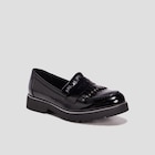 Mocassins crantés Liberto noir femme dans le catalogue La Halle