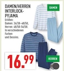 DAMEN/HERREN INTERLOCK-PYJAMA bei Marktkauf im Schloß Holte-Stukenbrock Prospekt für 16,99 €