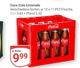 Aktuelle Coca Cola Angebote bei GLOBUS in Pulheim Aktuelles Limonade Angebot bei GLOBUS in Pulheim ab 9,99 €