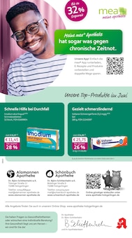 Aktueller mea - meine apotheke Prospekt (Holzgerlingen, 4 Seiten zum blättern mea - meine apotheke Prospekt Unsere Juni-Angebote mit 4 Seiten