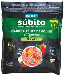 Carrefour Market Argenteuil - VIANDE HACHÉE DE POULET ET LÉGUMES TEX MEX OU VIANDE ET LÉGUMES BOLOGNAISE SURGELÉE Promo VIANDE HACHÉE DE POULET ET LÉGUMES TEX MEX OU VIANDE ET LÉGUMES BOLOGNAISE SURGELÉE dans le catalogue Carrefour Market "Le mois juste pour moi" à Argenteuil