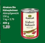Bio Kidneybohnen im Angebot bei GLOBUS in Gera Bio Kidneybohnen Angebote von Alnatura bei GLOBUS Gera für 1,39 €