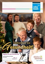 Aktueller reha team Nordbayern Gesundheitstechnik GmbH Filiale Bayreuth Sanitätshäuser Prospekt für Bayreuth: Schenken Sie Gesundheit! mit 6} Seiten, 12.11.2025 - 31.01.2026