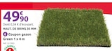 Promo Coupon gazon Green 1 x 4 m à 49,90 € dans le catalogue Mr. Bricolage à Blaye