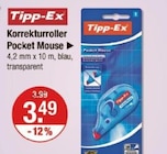 Korrekturroller Pocket Mouse von Tipp-Ex im aktuellen V-Markt Prospekt für 3,49 €