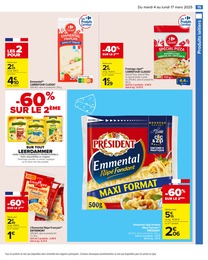 Offre Fromage râpé dans le catalogue Carrefour du moment à la page 15