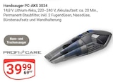 Aktuelle Staubsauger Angebote bei GLOBUS in Bochum Aktuelles Handsauger PC-AKS 3034 Angebot bei GLOBUS in Bochum ab 39,99 €