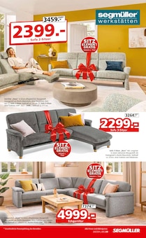 Couch im aktuellen Segmüller Prospekt (Nürnberg) Couch im Segmüller Prospekt "Segmüller Wohnen Spezial" mit 18 Seiten (Nürnberg)