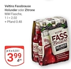 Fassbrause Holunder Angebote von Veltins bei GLOBUS Kerpen für 3,99 €