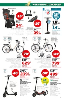 Promo VTT dans le catalogue Hyper U du moment à la page 25