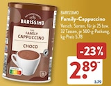 Family-Cappuccino Choco im ALDI SÜD Prospekt Family-Cappuccino Choco von Barissimo im aktuellen ALDI SÜD Prospekt für 2,89 €