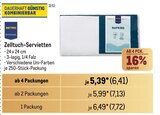 Zelltuch-Servietten von  im aktuellen Metro Prospekt für 6,41 €