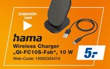 Wireless Charger „QI-FC10S-Fab“ Angebote von hama bei expert Bayreuth für 5,00 €
