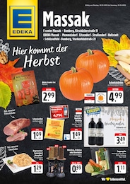 EDEKA Prospekt für Bischberg mit 2 Seiten EDEKA Prospekt für Bischberg: "Hier kommt der Herbst", 2 Seiten, 20.10.2025 - 25.10.2025