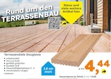 Terrassendiele Douglasie für 8,88 € bei Globus-Baumarkt im Angebot Terrassendiele Douglasie im aktuellen Globus-Baumarkt Prospekt