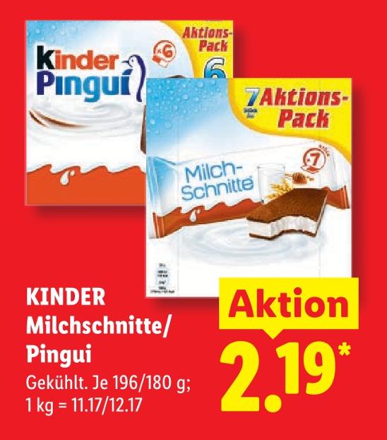 Milchschnitte/ Pingui