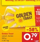 Toast im Angebot bei Netto Marken-Discount in Salzgitter Toast Angebote von Golden Toast bei Netto Marken-Discount Salzgitter für 0,79 €