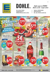 Aktueller EDEKA Prospekt mit Bratwurst, "Aktuelle Angebote", Seite 1
