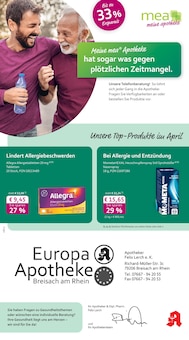 mea - meine apotheke Prospekt Unsere April-Angebote mit 4 Seiten