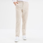 Pantalon de costume chino lin mélangé gris clair homme en promo chez La Halle Dijon à 20,99 €