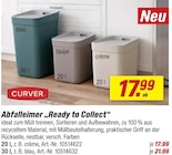 Abfalleimer Ready to Collect crème Angebote von Curver bei toom Baumarkt Arnsberg für 17,99 €