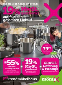 Aktueller mömax Prospekt (Schwetzingen, 12 Seiten zum blättern mömax Prospekt 19% MwSt. geschenkt mit 12 Seiten