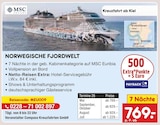 Norwegische Fjordwelt von MSC Cruises für 769,00 € bei Netto Marken-Discount im Angebot Norwegische Fjordwelt von MSC Cruises im aktuellen Netto Marken-Discount Prospekt