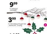 DEKOAST „SCHNEE“ oder CHRISTBAUMKUGEL-SET „NATALYA“ Angebote bei mömax Gehrden für 9,99 €