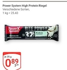 High Protein Riegel Angebote von Power System bei GLOBUS Oberhausen für 0,89 €