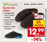 Aktuelles Komfort Gel Slipper Angebot bei Netto Marken-Discount in Bochum ab 12,99 €
