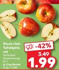 Kaufland - Dtsch./ital. Tafeläpfel, rot Angebot im Prospekt Dtsch./ital. Tafeläpfel, rot bei Kaufland im Prospekt "" für 1,99 €